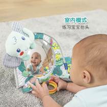 美国婴蒂诺infantino宝宝婴儿车载镜子床铃挂件安抚认知抬头玩具
