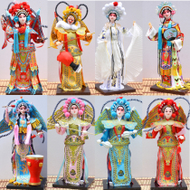 京剧摆件绢人中国风手工艺品送老外特色戏曲人形出国礼品外事礼品