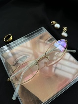 西本眼镜/ 超级轻的学姐眼镜框 小众文艺金丝框纯钛 高度近视墙推