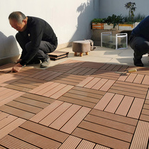塑木木塑地板室外露台阳台地板浴室花园室外庭院防腐木户外地板