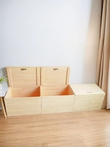 定制实木榻榻米木箱子拼床收纳箱体床飘窗箱小户型高箱床拼接床箱
