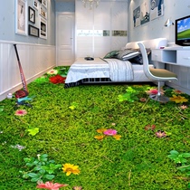 定做3D立体地贴客厅卧室地板革卫生间浴室地板贴纸宿舍地板贴防水