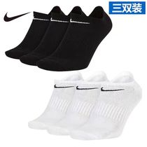 正品Nike耐克袜子男女短袜夏季薄款中筒运动低筒纯棉速干跑步船袜