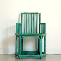 新中式家具实木圈椅太师椅仿古禅椅做旧茶椅椅子扶手椅六角梳背椅