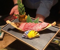 日本料理陶瓷餐具长方寿司刺身拼盘烧鸟烤肉串鱼头和牛舌多用平盘