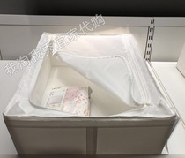宜家国内代购思库布储物袋衣服纺织物收纳箱防尘整理盒（现货）
