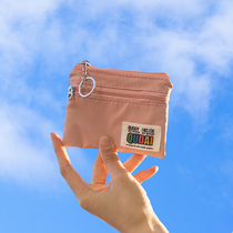 零钱包简约日式学生男女小巧便携布艺放耳机钥匙卡包驾驶证小钱袋