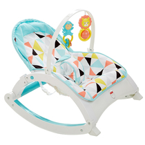 费雪摇椅婴幼儿宝宝哄睡神器多功能安抚轻便摇椅家居玩具GFN32