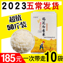 2023年东北五常大米新米原粮稻花香2号25kg特价商用食堂长粒50斤