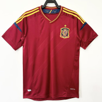 复刻2012年欧洲杯西班牙复古老款球衣席尔瓦哈维拉莫斯小白足球服