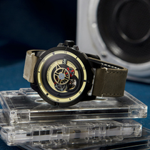 Lee男士手表机械表镂空表盘钛金属全自动防水机械手表品牌正品M55