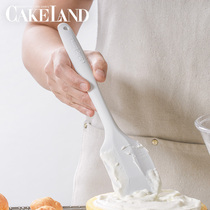 刮刀日本进口cakeland耐高温硅胶烘焙工具一体式蛋糕刮板奶油抹刀
