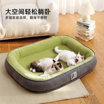 狗窝猫窝四季通用猫咪睡觉用猫床可拆洗宠物冬季保暖超大号狗睡垫