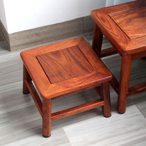 红木沙发底小矮凳刺猬紫檀花梨木茶几小方凳家用实木儿童板凳高20