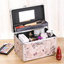 NICELAND化妆箱大容量水乳护肤品化妆品收纳盒手提便携家用工具箱