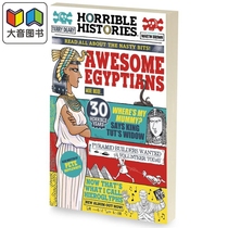 Horrible Histories Awesome Egyptians可怕的历史 埃及人 英文原版进口图书 儿童历史读物人文百科 大音