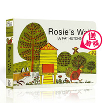 预售 英文原版 Rosie’s Walk Board Book 母鸡萝丝去散步 纸板不易撕烂书 亲子阅读启蒙绘本图画故事书 音频