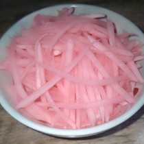 湖南省湘西土家族特色酸萝卜丝菜腌萝卜下饭开胃菜酸萝卜丝丝酸菜