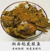 湖南湘西农家自制开胃菜酸鱼1斤小米腌制鲤鱼酸湖南美食 腌鱼500g