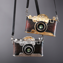 复古怀旧老式照相机模型摆件创意咖啡厅酒吧家居装饰品拍摄影道具