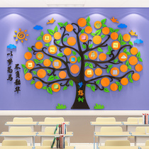 创意梦想树心许愿墙贴初高中小学励志目标墙班级文化布置教室装饰