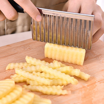 狼牙土豆刀波纹波浪刀厨房家用切丝器切菜神器薯条洋芋专用切条器