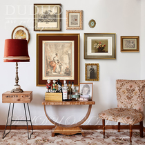 欧式复古装饰画组合客厅餐厅美式轻奢挂画沙发背景墙小众艺术壁画