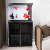 森森鱼缸2023新款大型客厅家用生态金鱼缸玻璃底过滤免换水水族箱