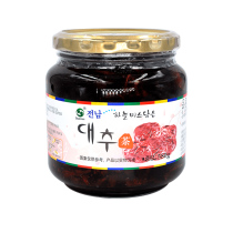 韩国原装全南蜂蜜大枣茶580g韩国原装进口红枣茶蜜枣果酱水果茶