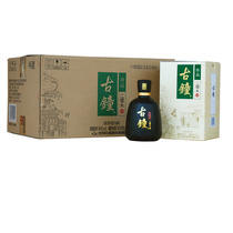 【新版】红星古钟珍品二锅头黑瓷46度清香型白酒 450ML*6瓶整箱装