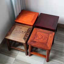 黑檀木小方凳家用客厅茶几红木矮凳中式现代实木花梨木四方凳子