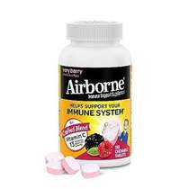 Airborne 1000mg Vitamin C with Zinc， Immune Support Suppl