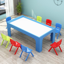 玩沙桌太空沙盘桌儿童多功能玩具桌商用大号手工桌益智游戏积木桌