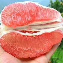 越南 青皮翡翠红心柚子    多汁 两个装共重约4-5斤