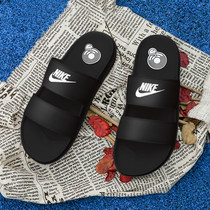 Nike耐克拖鞋男鞋女鞋秋季款忍者双绑带凉拖运动沙滩鞋DC0496-001