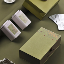 茶企合规明前龙井茶叶包装盒空礼盒罐狮峰龙井西湖绿茶礼盒装空盒