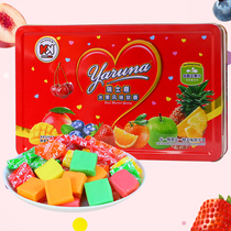 超友味KK瑞士糖416g铁盒装混合水果味果汁软糖果零食网红女生礼物