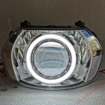 适用于雅马哈旭鹰125大灯总成改装车灯LED双光透镜天使眼氙气大灯