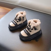 宝宝棉鞋加绒加厚冬季款学步鞋女婴幼儿鞋子1岁男童鞋软底雪地靴2