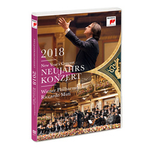 原装正版 2018年维也纳新年音乐会 高清DVD碟片 古典交响乐 穆蒂