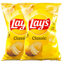 乐事（Lay's）薯片 休闲零食 膨化食品【美国进口】经典原味77.9g