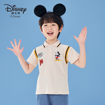 姐妹团【23年夏】迪士尼polo衫儿童T恤夏季透气上衣DB321YT11