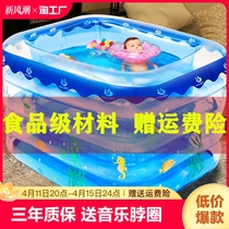 婴儿游泳池家用充气新生宝宝游泳桶儿童小孩洗澡桶水池浴缸泡澡