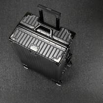 20寸行李箱男学生结实耐用加厚大容量铝框24寸拉杆箱28寸箱子静音