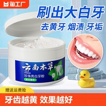益生菌洁牙粉去黄洗白黄牙口臭神白牙器结石牙渍牙垢牙齿正品洗牙
