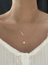「经典」施华洛珍珠 法式优雅高级感轻奢纯银可调珍珠项链/锁骨链