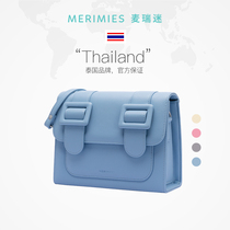 merimies麦瑞迷官方 泰国剑桥包新款M号纯色原创小方包包斜挎包女