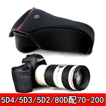 适用佳能单反相机包5D3 5D4内胆包70D 80D6D2 7D保护套70-200小白
