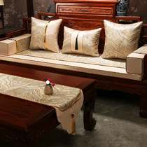 新中式红木沙发坐垫实木家具椅子沙发垫罗汉床五件套乳胶坐垫棕垫