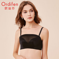 欧迪芬商场同款女士内衣网纱性感胸罩聚拢抹胸式防走光文胸OB0204